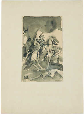 Бехтеев Владимир Георгиевич. Иллюстрация к к исторической повести В.Г. Янчевецкого (В. Ян) «Нашествие Батыя»